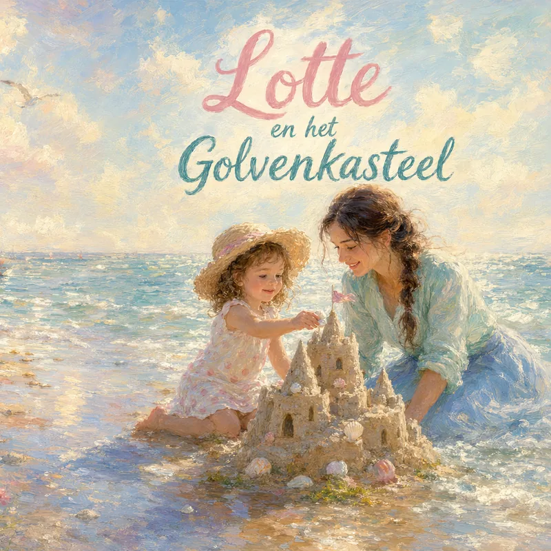 Cover van het gepersonaliseerde kinderboek Lotte en het Golvenkasteel