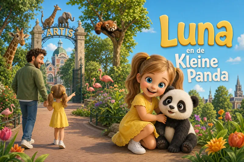 Voorbeeld voorkant: Luna en de Kleine Panda