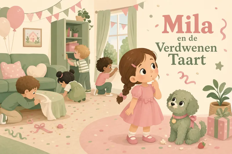 Voorbeeld voorkant: Mila en de Verdwenen Taart