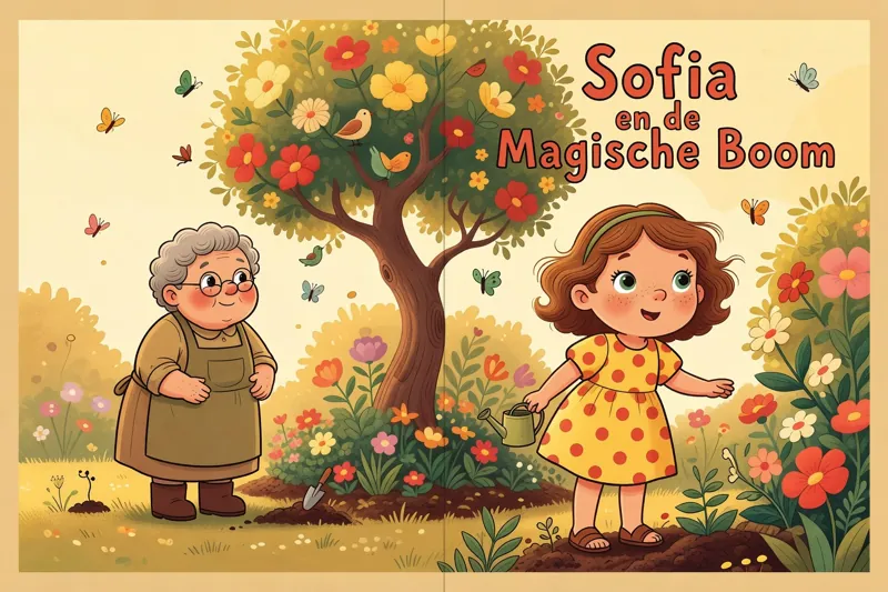 Voorbeeld voorkant: Sofia en de Magische Boom
