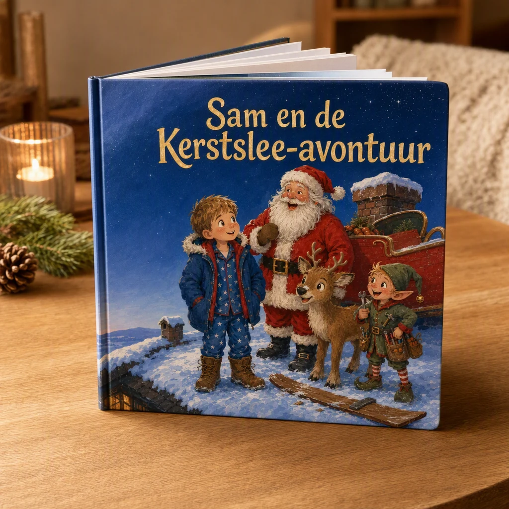 Een kerstboek met jouw kind in de hoofdrol